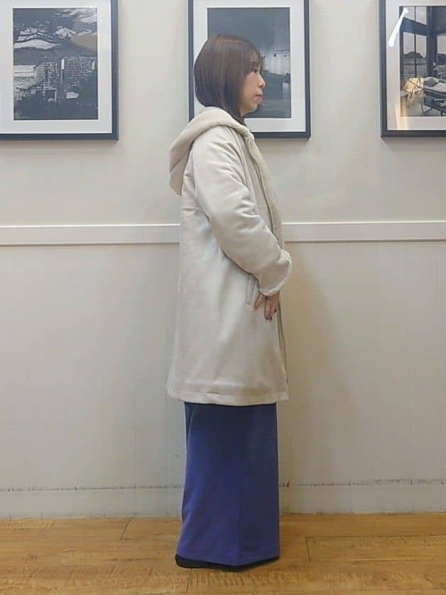 nao.さんの「SHOO･LA･RUE｜【着丈選べる/きっと虜になる】あったかもちもち ワイドパンツ」を使ったコーディネート