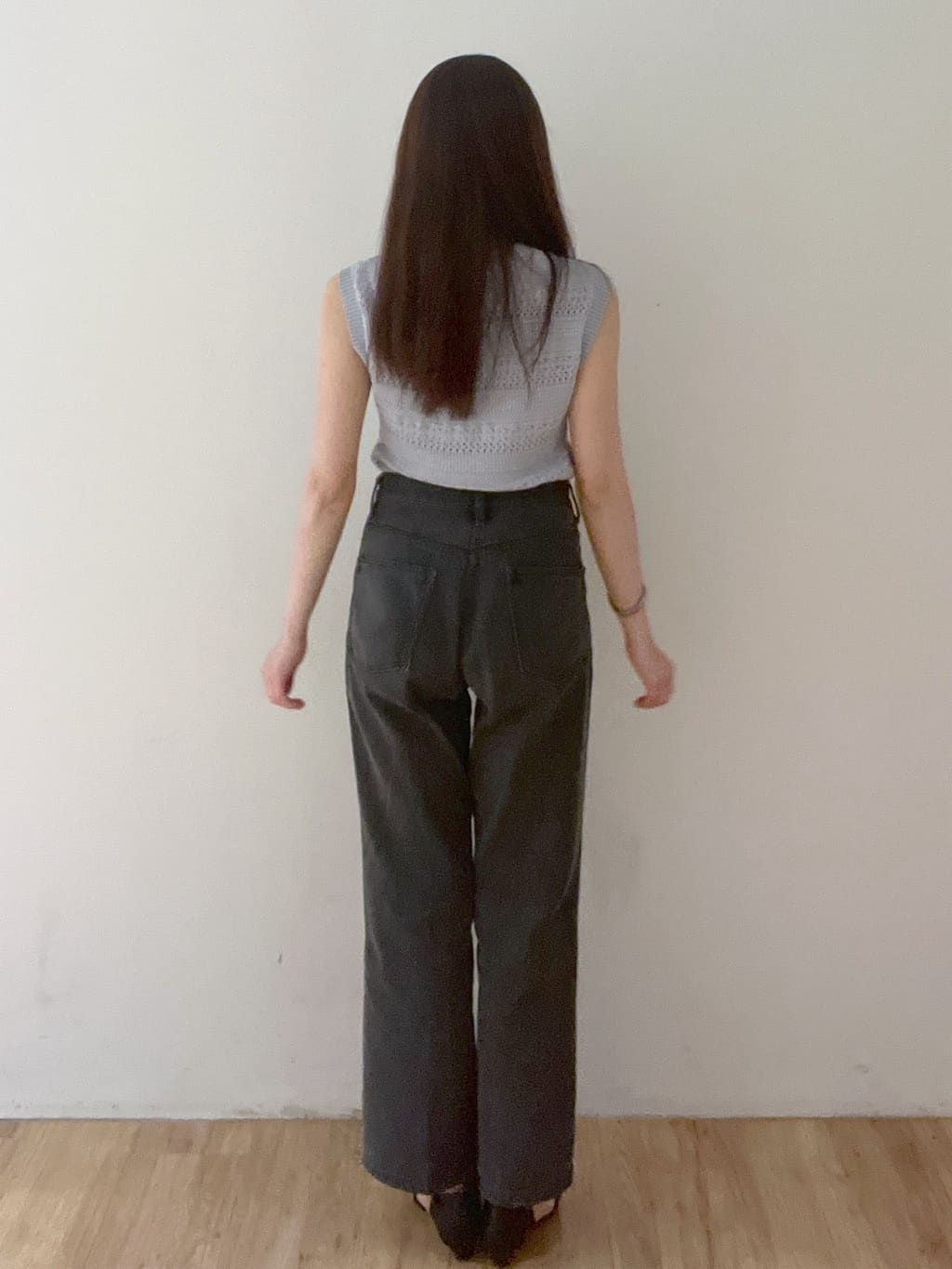 Rさんの「index｜《丈が選べる》ストレートデニムパンツ【洗濯機洗い可】」を使ったコーディネート