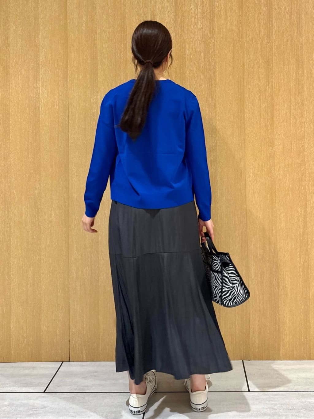 nanaさんの「UNTITLED｜【アンサンブル可/薄手/洗える】5分袖クルーニット」を使ったコーディネート