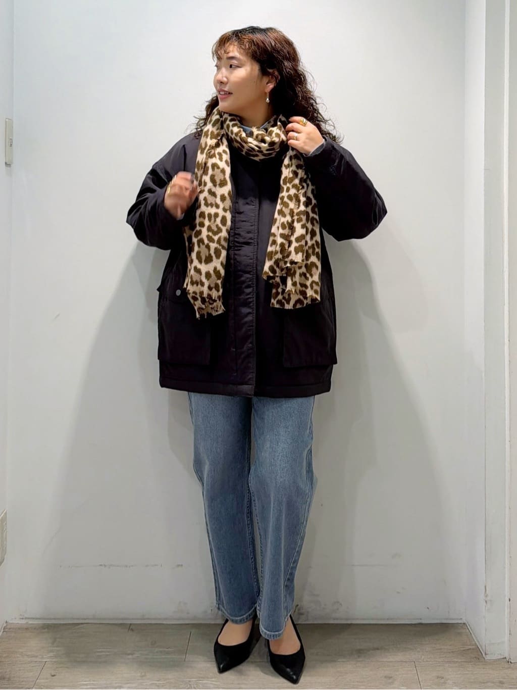sumicaさんの「OPAQUE.CLIP｜《CLASSY掲載》ステンカラー中綿コート【洗濯機OK】」を使ったコーディネート