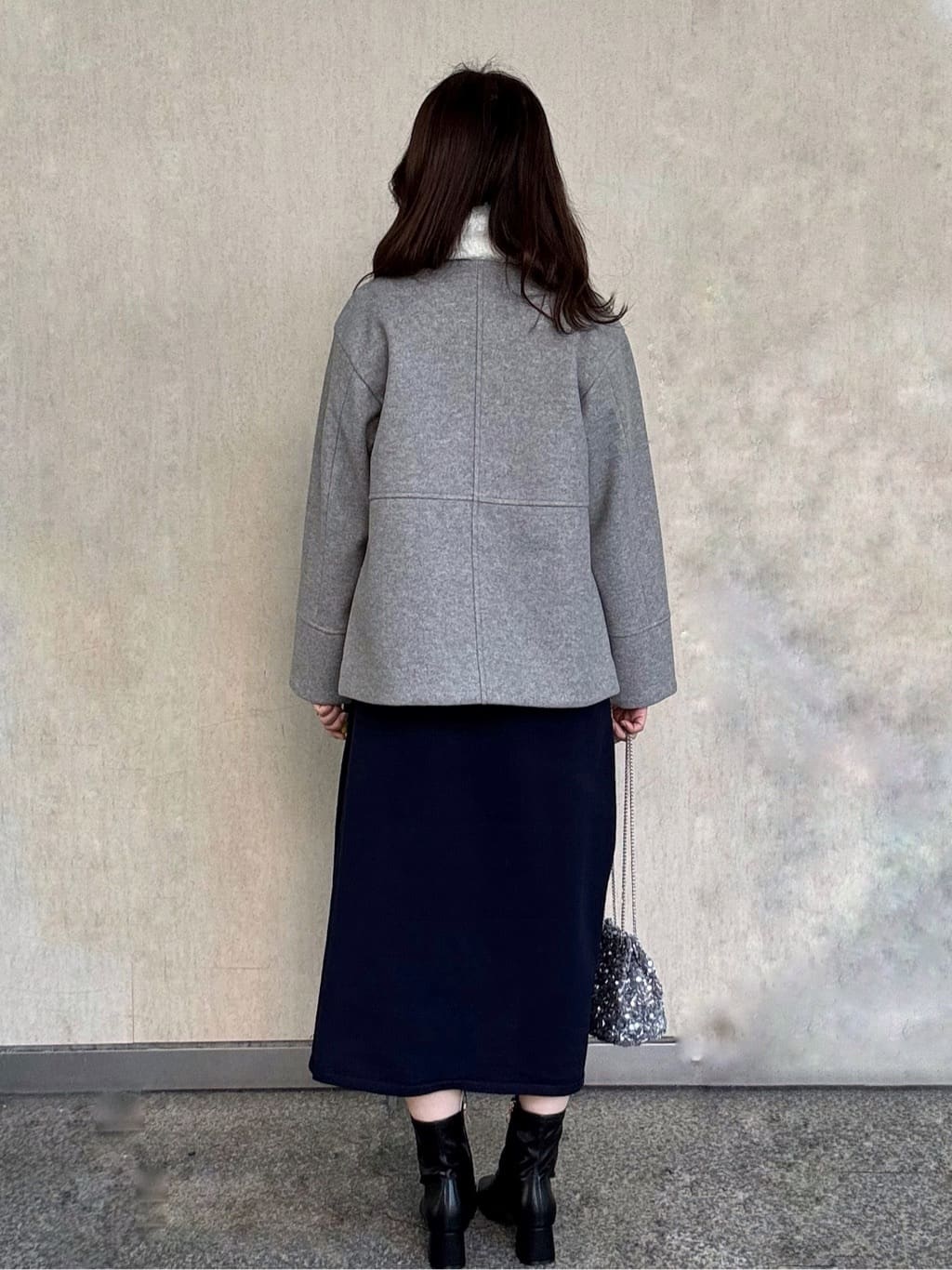 えみさんの「OPAQUE.CLIP｜ベーシックショートブーツ【THEシリーズ／抗菌防臭加工】」を使ったコーディネート