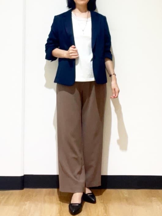 フクさんの「Reflect｜【インナーにおすすめ◎】シアーネックデザインプルオーバー」を使ったコーディネート