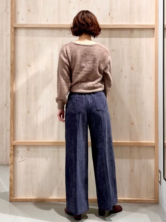 nakoさんの「THE SHOP TK｜クラシカルな装い ウールライクスタンドカラーコート」を使ったコーディネート