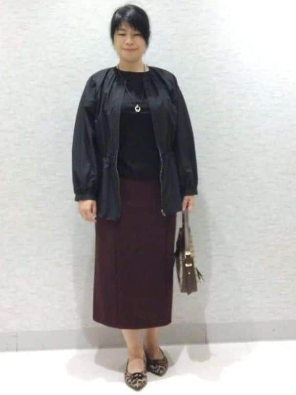 sakoさんの「Reflect｜【パンツにもスカートにも合わせやすい◎】ライティブルゾン」を使ったコーディネート
