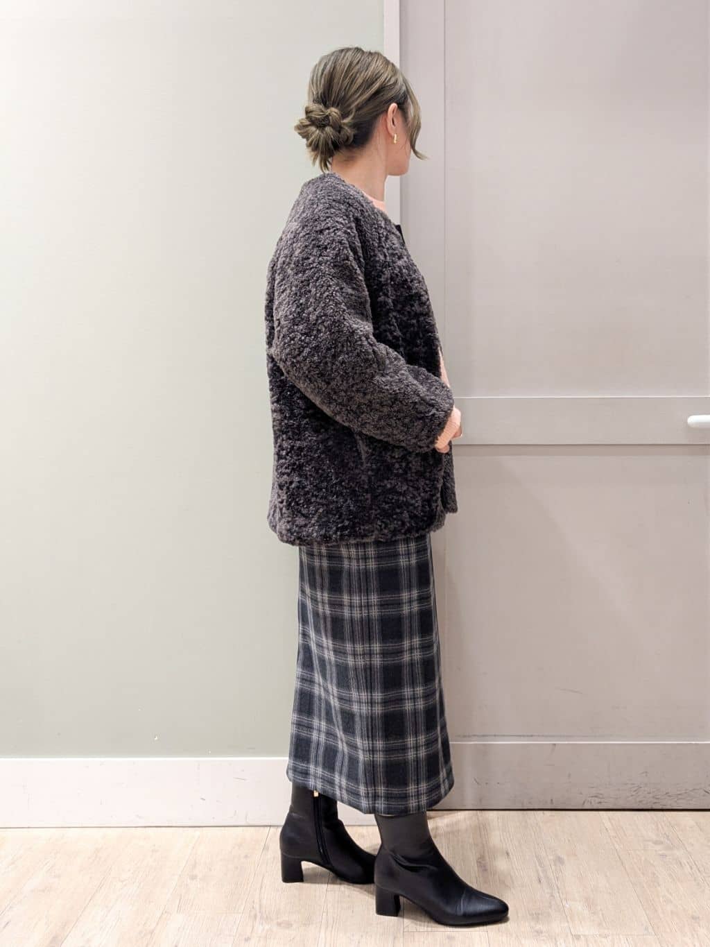 kuwawaさんの「grove｜最終お値下げ！！【名品アウター/3WAY・はっ水】ボアライナー付きモッズコート」を使ったコーディネート