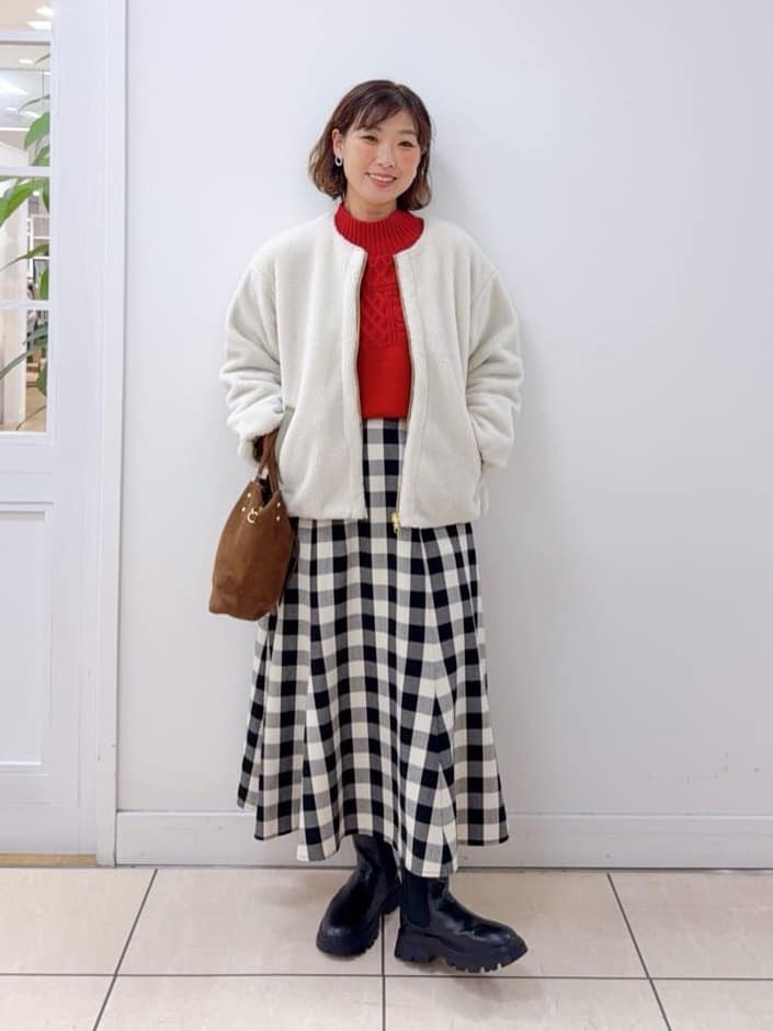 Osawaさんの「Dessin｜【2WAY】リバーシブルタフタボアアウター」を使ったコーディネート