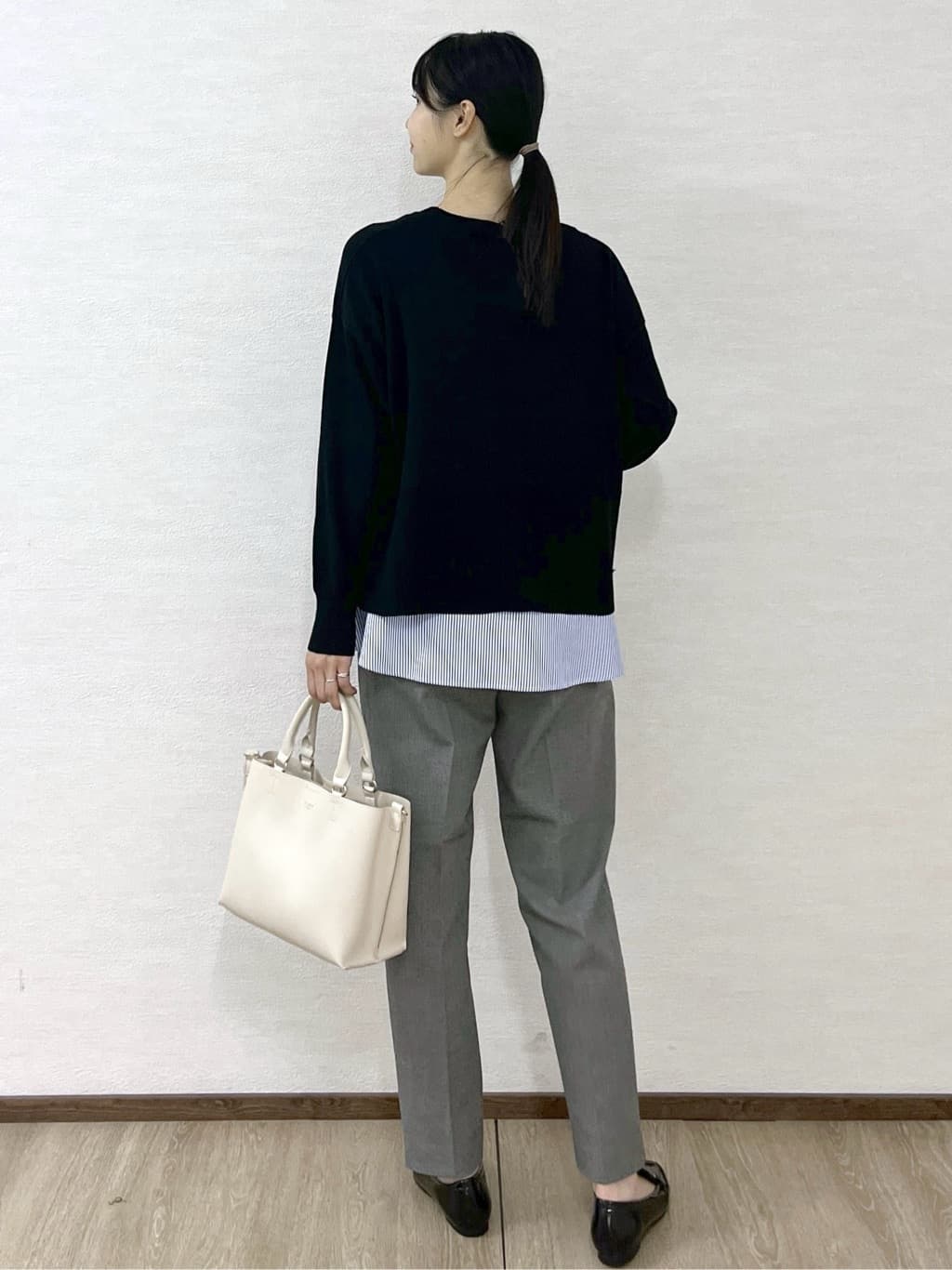 sachikoさんの「OPAQUE.CLIP｜《ツインセット》リラクシーサイドスリットニット&times;ドッキングタンク【洗濯機洗い可】」を使ったコーディネート