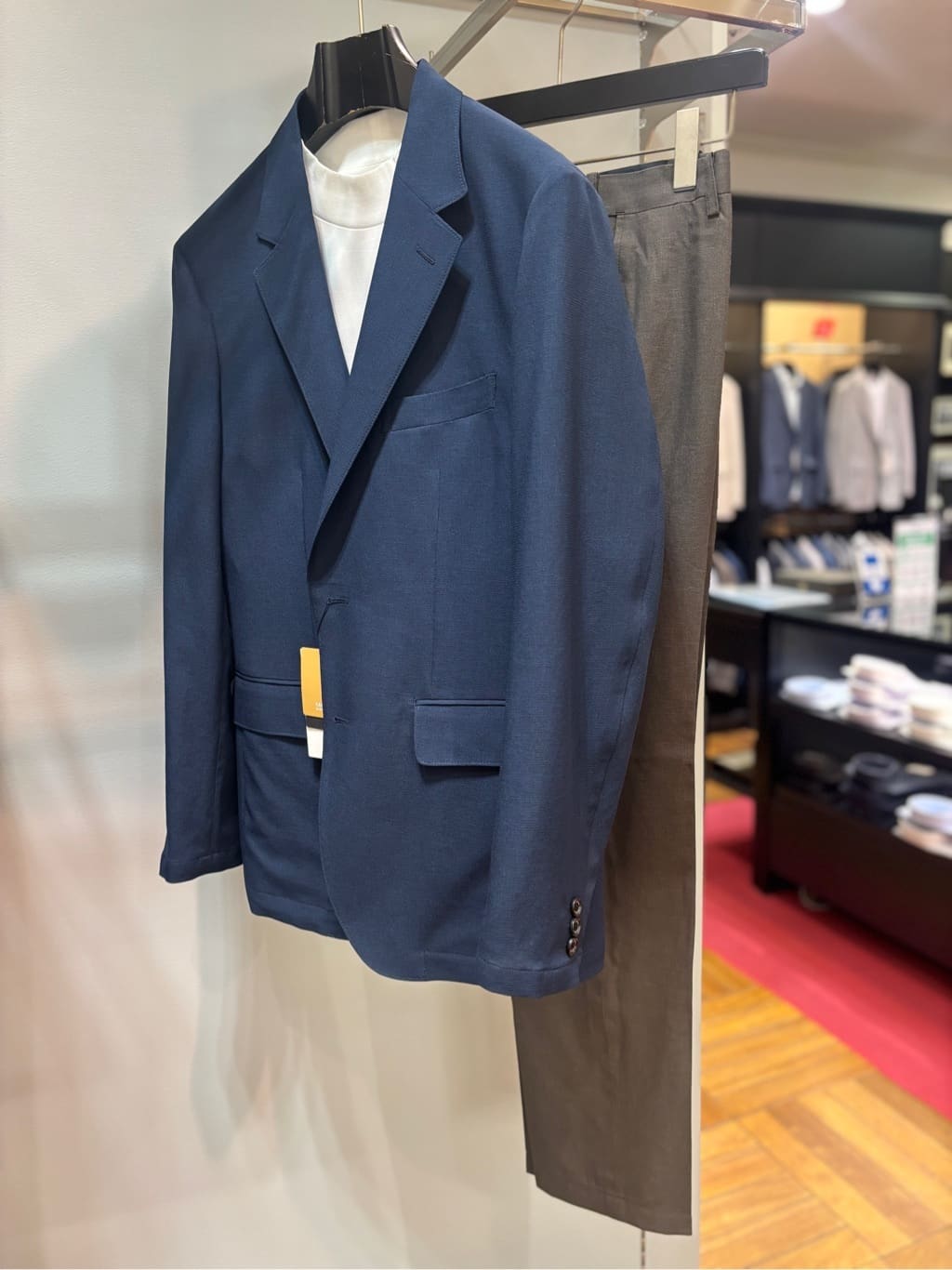 ヒナさんの「TAKEO KIKUCHI｜【COOL CITY WEAR】アーバンクール ジャケット /接触冷感・吸水速乾」を使ったコーディネート