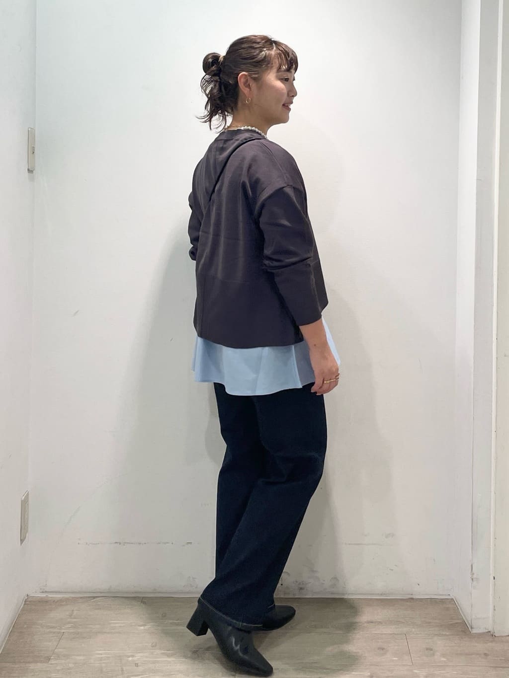 sumicaさんの「OPAQUE.CLIP｜《ツインセット》リラクシーサイドスリットニット&times;ドッキングタンク【洗濯機洗い可】」を使ったコーディネート