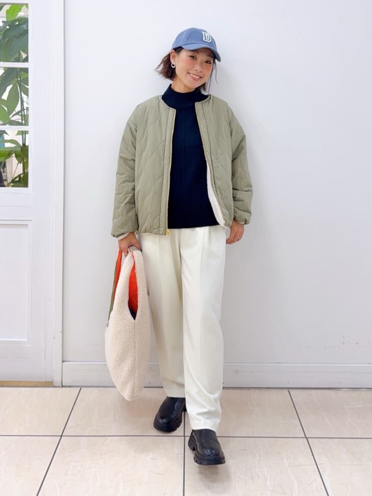 Osawaさんの「Dessin｜【2WAY】リバーシブルタフタボアアウター」を使ったコーディネート
