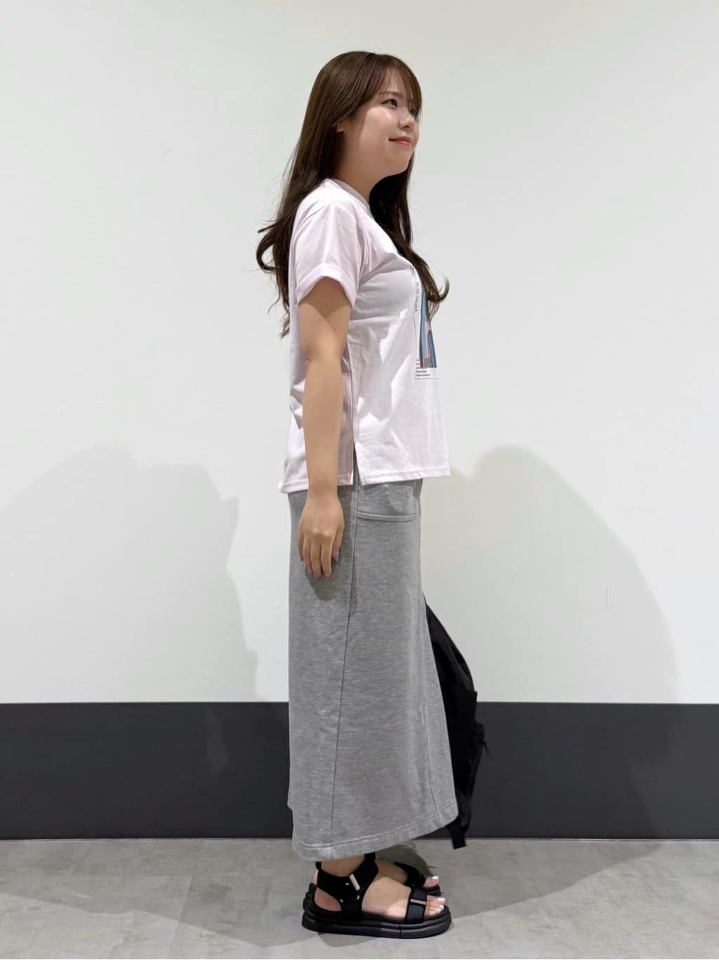 macchaさんの「THE SHOP TK｜フォトアソートTシャツ【接触冷感/UV/毛玉になりにくい/洗濯機OK】」を使ったコーディネート