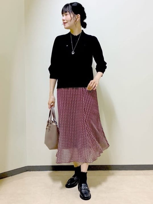  beni_gingerさんの「Reflect｜【透けにくい◎】衿付き七分袖ニット」を使ったコーディネート