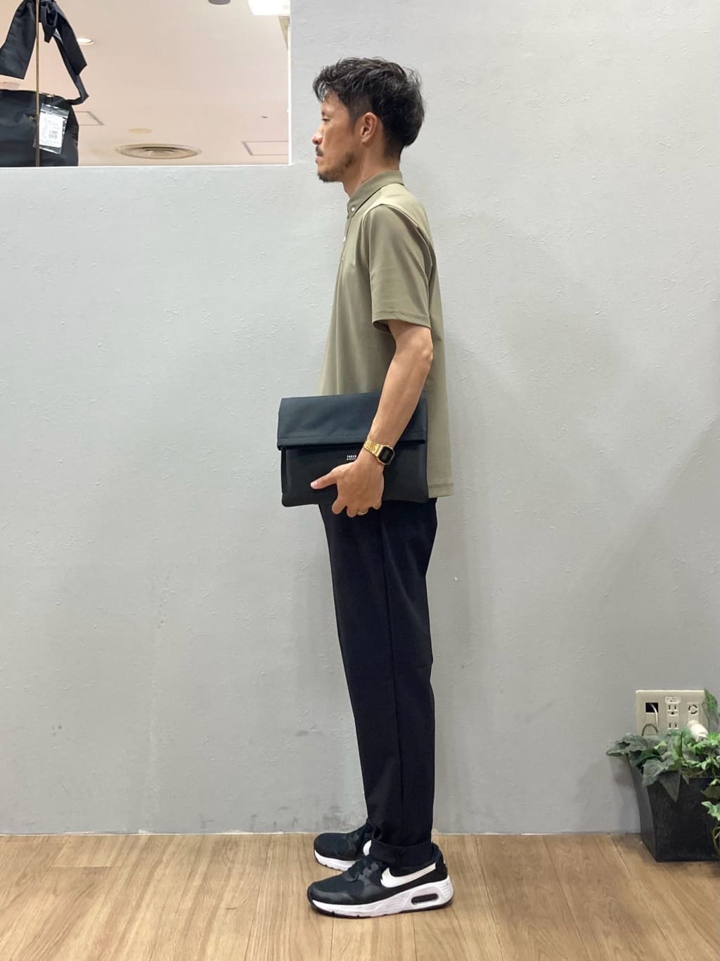 シュンさんの「TAKEO KIKUCHI｜【COOL CITY WEAR】エアートール ポロシャツ /接触冷感・通気性」を使ったコーディネート
