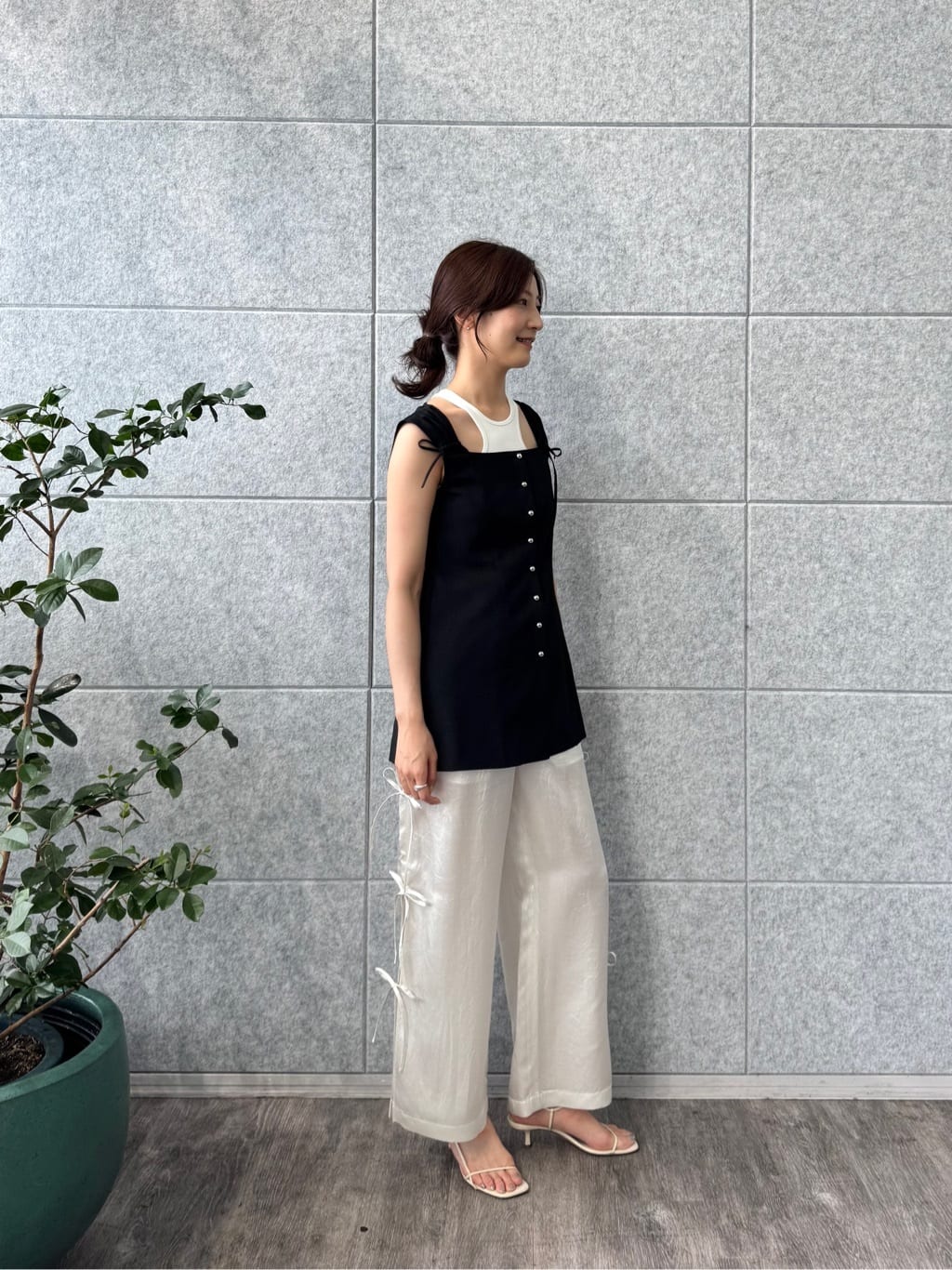 uchi__yamaさんの「CODE A｜【Cup-in】design cut tank」を使ったコーディネート