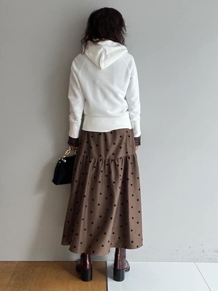 misaさんの「DRESSTERIOR｜デキシー吊裏毛ジップアップパーカ」を使ったコーディネート