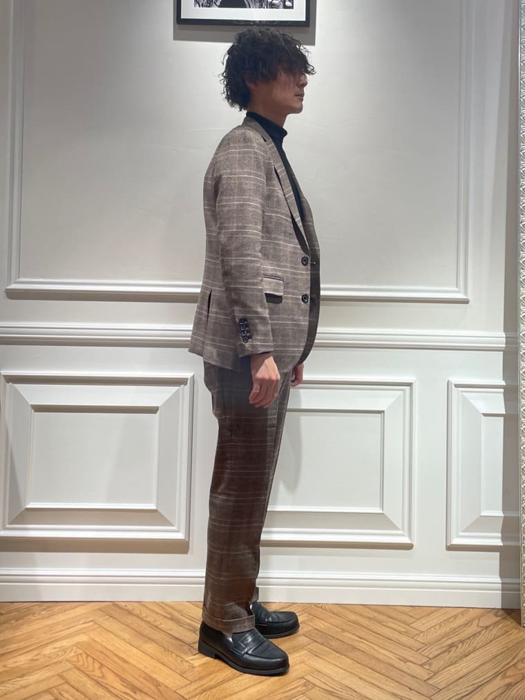 橋本さんの「DRESSTERIOR｜◆サスティナブル タートルニット」を使ったコーディネート