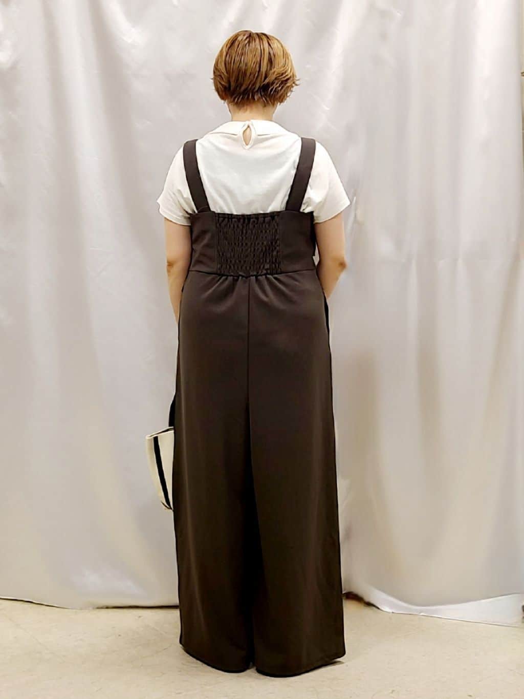 Chiiさんの「SHOO･LA･RUE｜【S-LL】こだわりの襟バランスが大人かわいい ボックスシルエットトップス」を使ったコーディネート