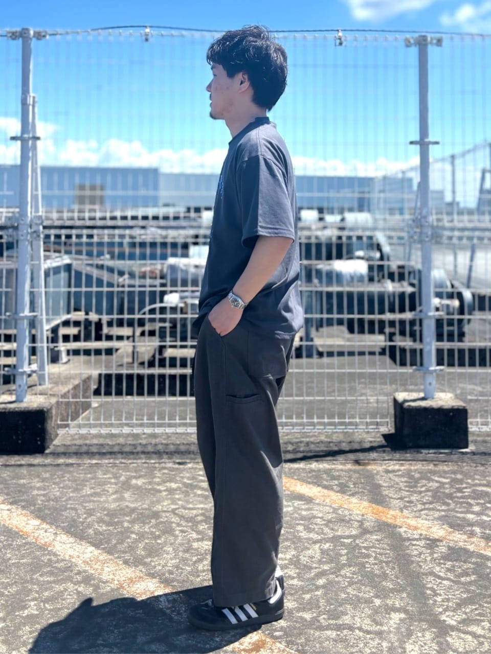 タニさんの「THE SHOP TK｜セサミストリートTシャツ／親子リンク」を使ったコーディネート