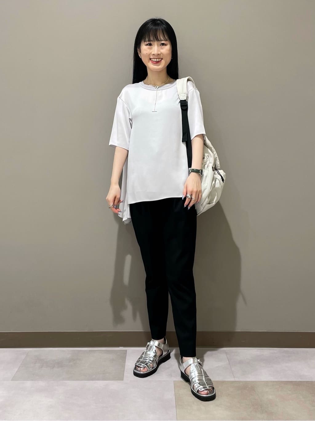 KEIKOさんの「INDIVI｜【バックシャン】デザインTブラウス」を使ったコーディネート