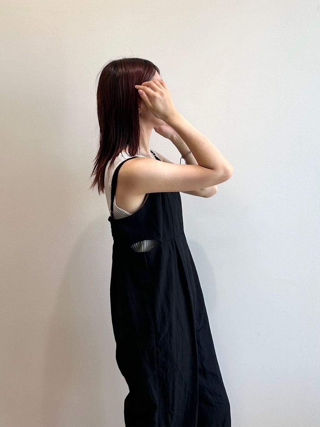 RINAさんの「OPAQUE.CLIP｜シアー刺繍レース前開きブラウス【洗濯機洗い可】」を使ったコーディネート