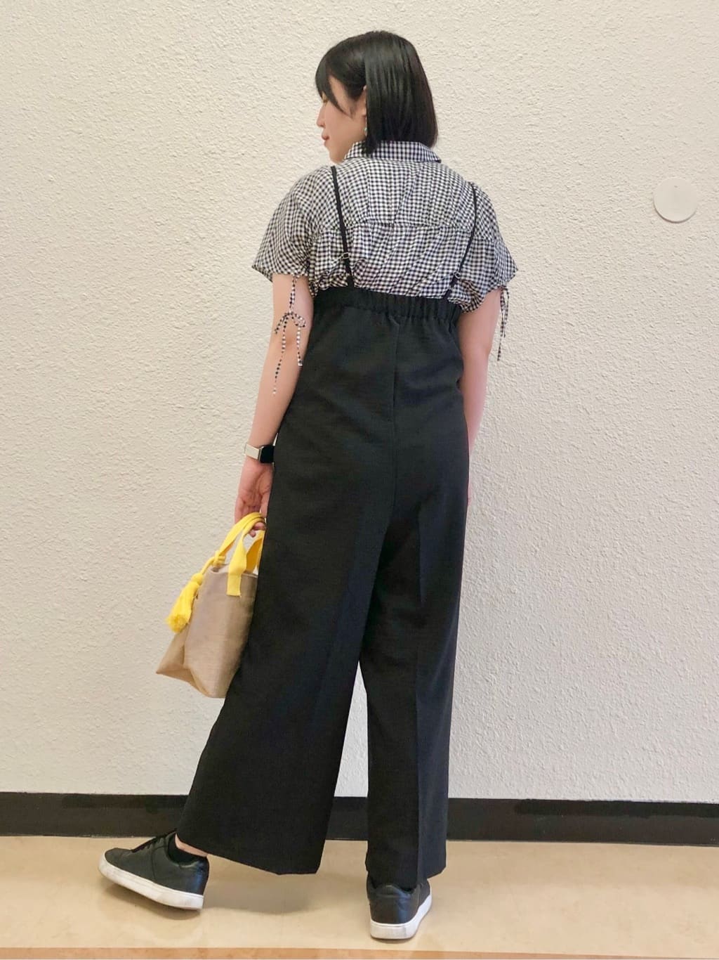 Tsuruさんの「SHOO･LA･RUE｜◆【洗える/S-LL】シアーネックがこなれ見え リブタンクトップ」を使ったコーディネート