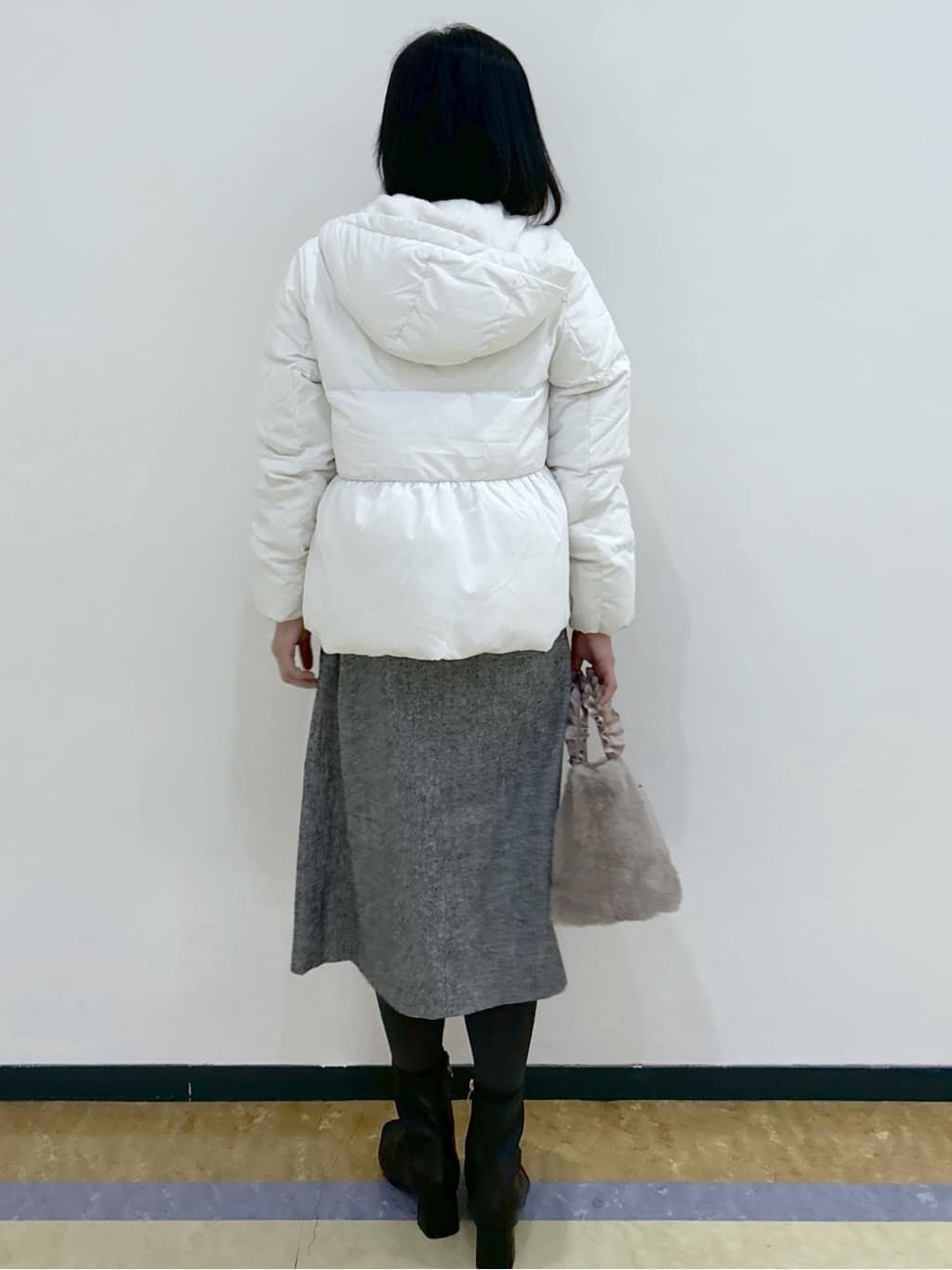 su.さんの「index｜KAWADAダウンペプラムショートコート【撥水／洗濯機OK／静電気防止裏地】」を使ったコーディネート