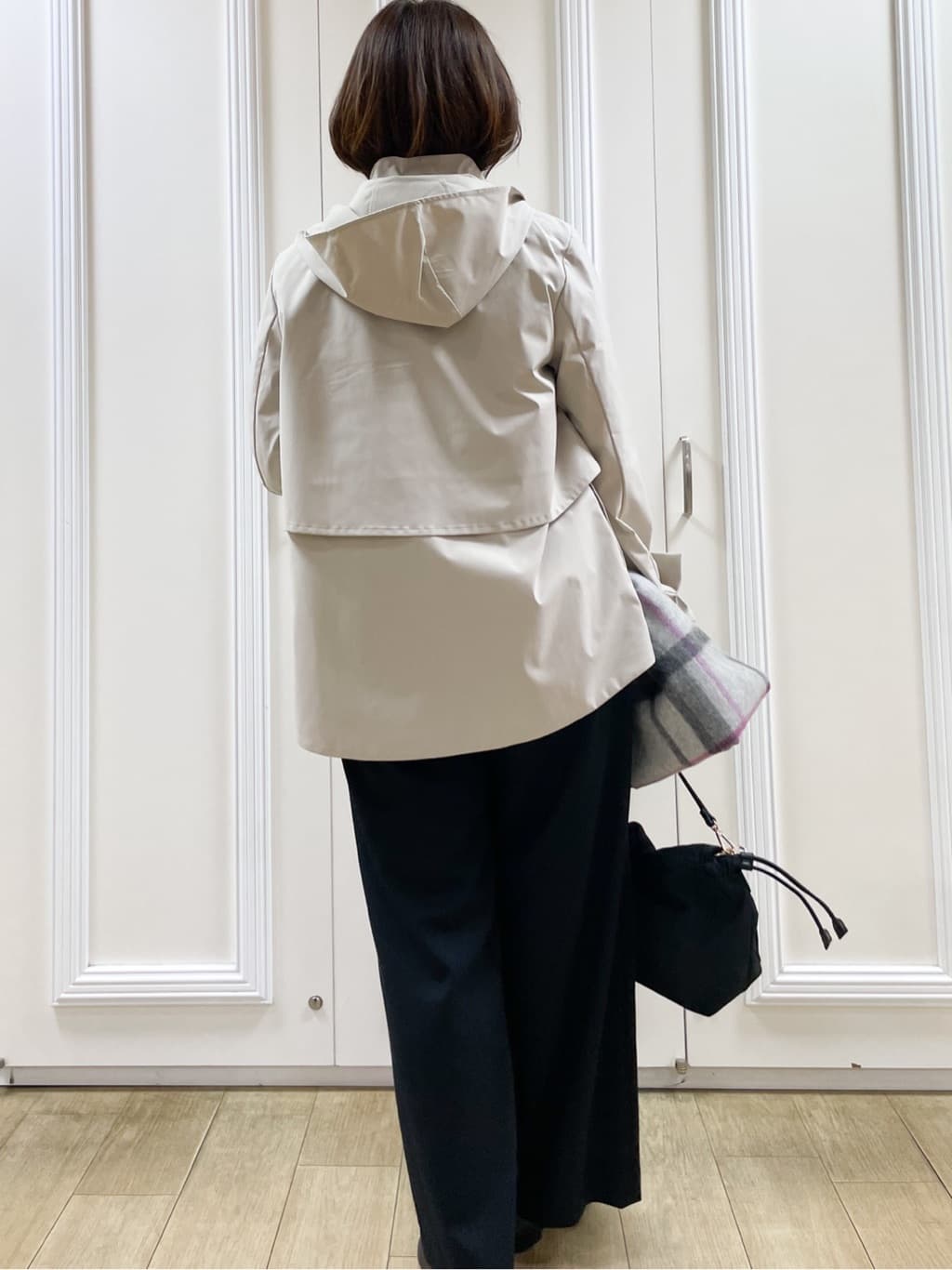 めいさんの「Reflect｜【すっきり見え／フード取り外し可／通勤におすすめ◎】ライティアウター」を使ったコーディネート