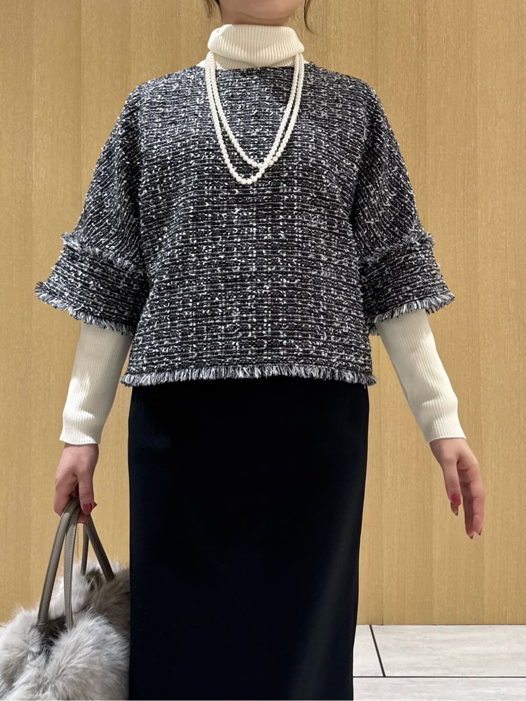 nanaさんの「UNTITLED｜【ロング丈/軽やか】テーラード　リバーコート」を使ったコーディネート