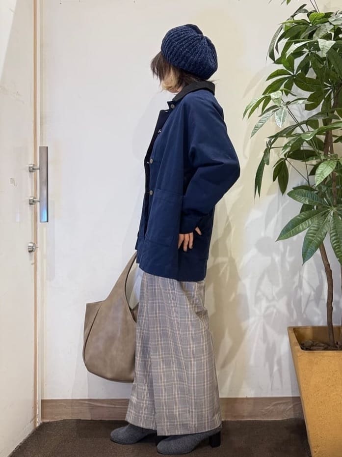 misakiさんの「SHOO･LA･RUE｜【S-LL】オーバーシルエットでこなれ感 襟コール カバーオール」を使ったコーディネート