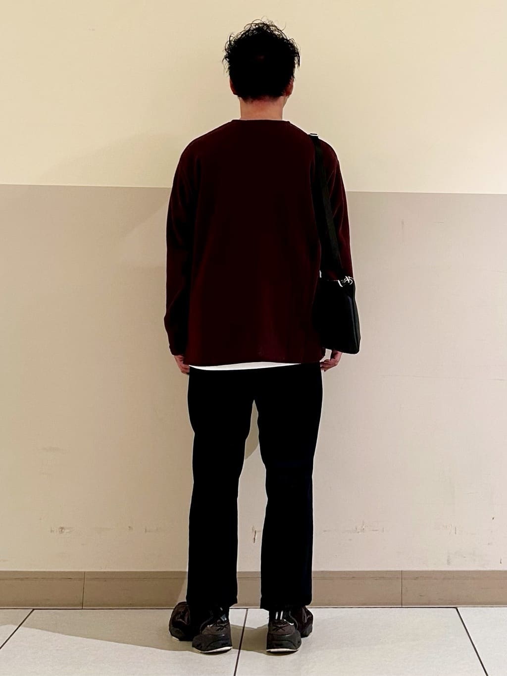 KENJI Iさんの「THE SHOP TK｜【セットでお買い得！】モールニットカーディガン＋長袖Tシャツ　洗濯機OK/吸水速乾・毛玉になりにくい」を使ったコーディネート