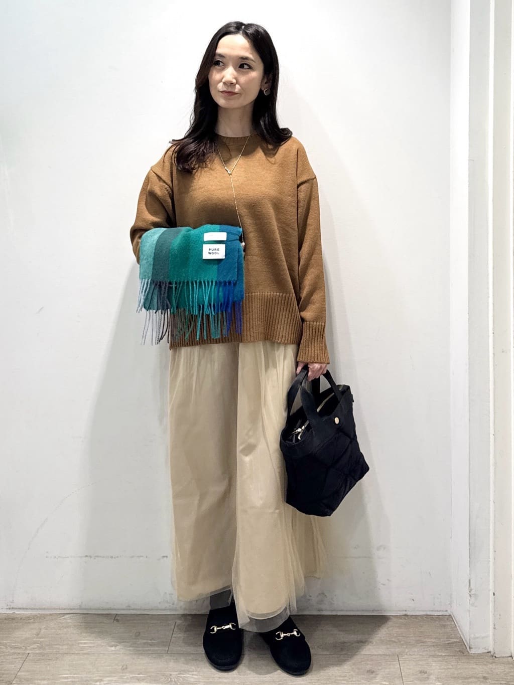yuicciさんの「OPAQUE.CLIP｜チュールイージーギャザースカート【洗濯機OK】」を使ったコーディネート