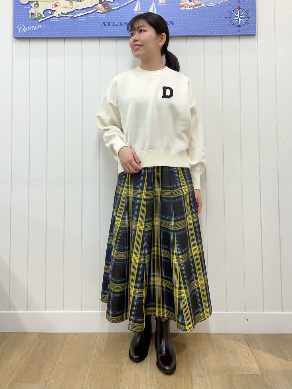 Mayaさんの「Dessin｜【撥水・2WAY】ミュラーダウンコートミドル丈」を使ったコーディネート