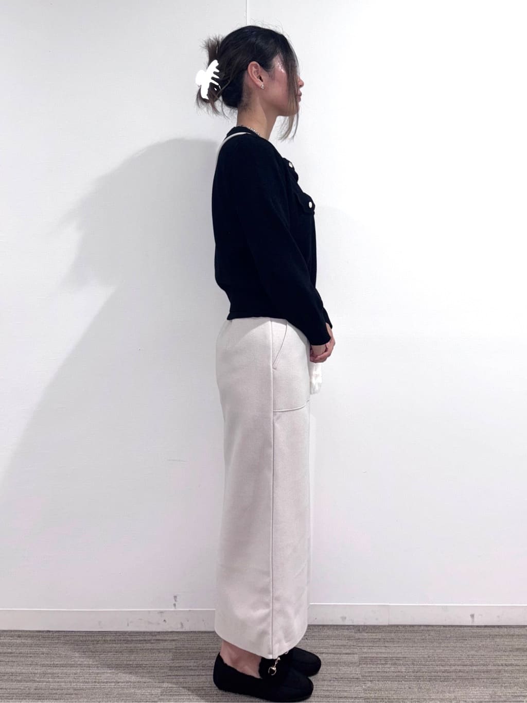 Ricoさんの「OPAQUE.CLIP｜【11色展開】フェイクファースクエアミニポシェット」を使ったコーディネート