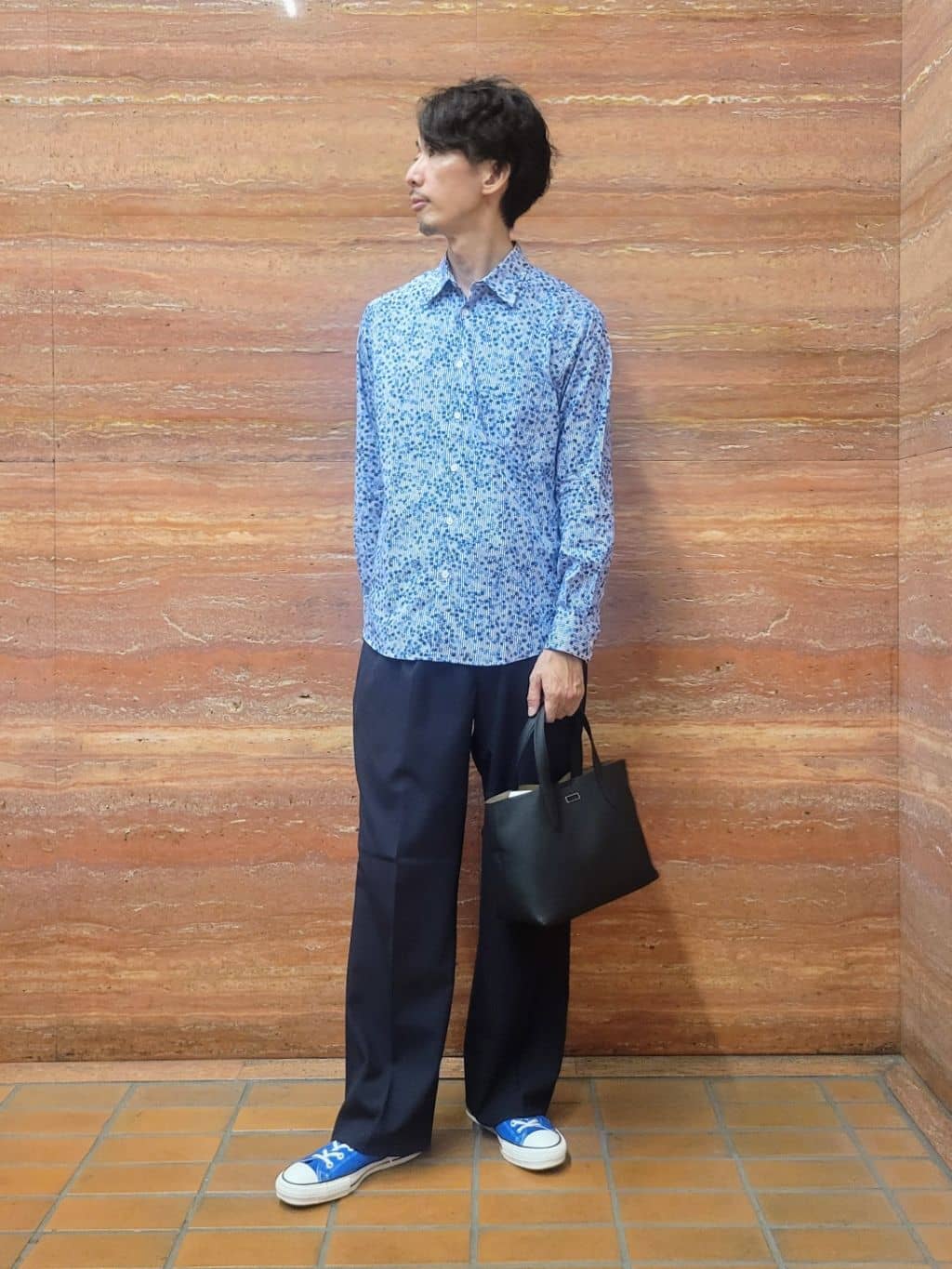 piroyaさんの「TAKEO KIKUCHI｜ストライプ小花 長袖シャツ」を使ったコーディネート