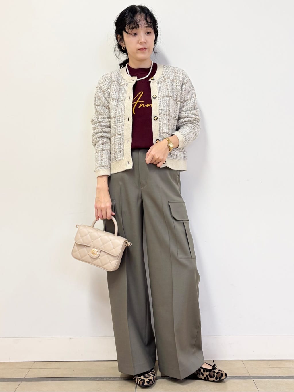 YOKOTAさんの「DRESSTERIOR｜◆アニージャカードニット」を使ったコーディネート