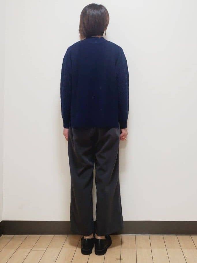 yuuさんの「Reflect｜【一枚で着映え◎／ゆったりシルエット】ラメ&times;スパンコールウール混ニット」を使ったコーディネート