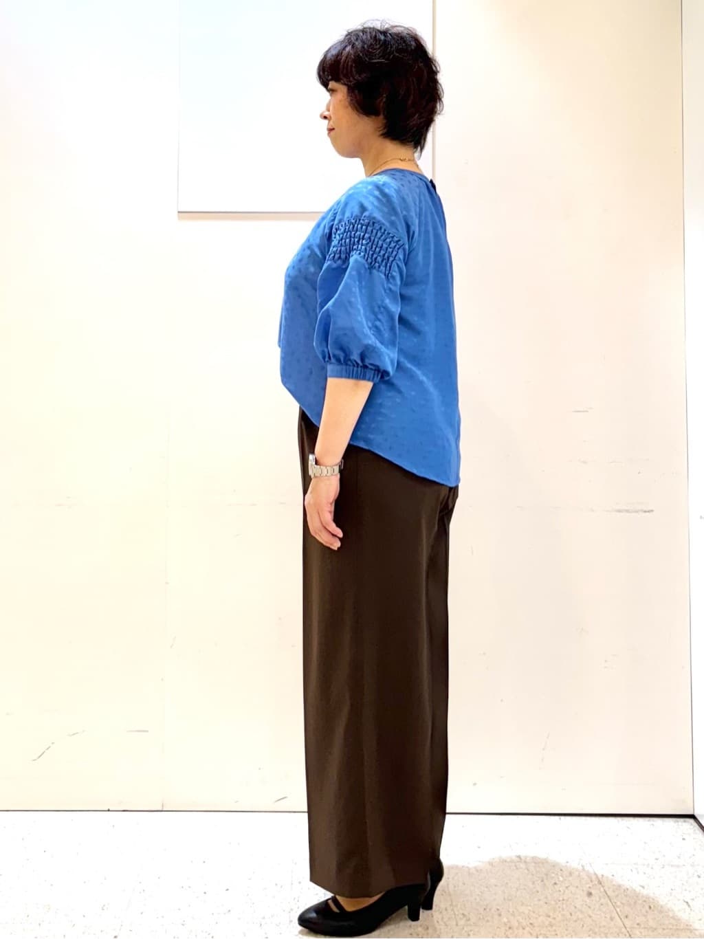 ヤスコさんの「Reflect｜【一枚で着映える◎】レオパード風ジャカードブラウス」を使ったコーディネート