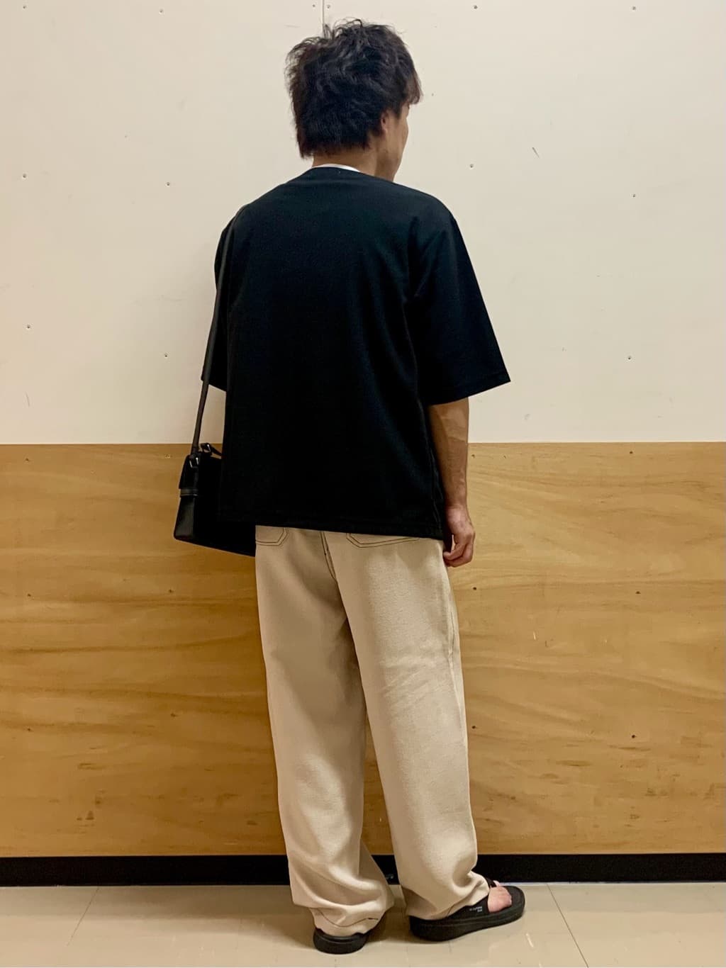 MATUさんの「THE SHOP TK｜五分袖カーディガン+半袖Tシャツセットアイテム 洗濯機OK」を使ったコーディネート