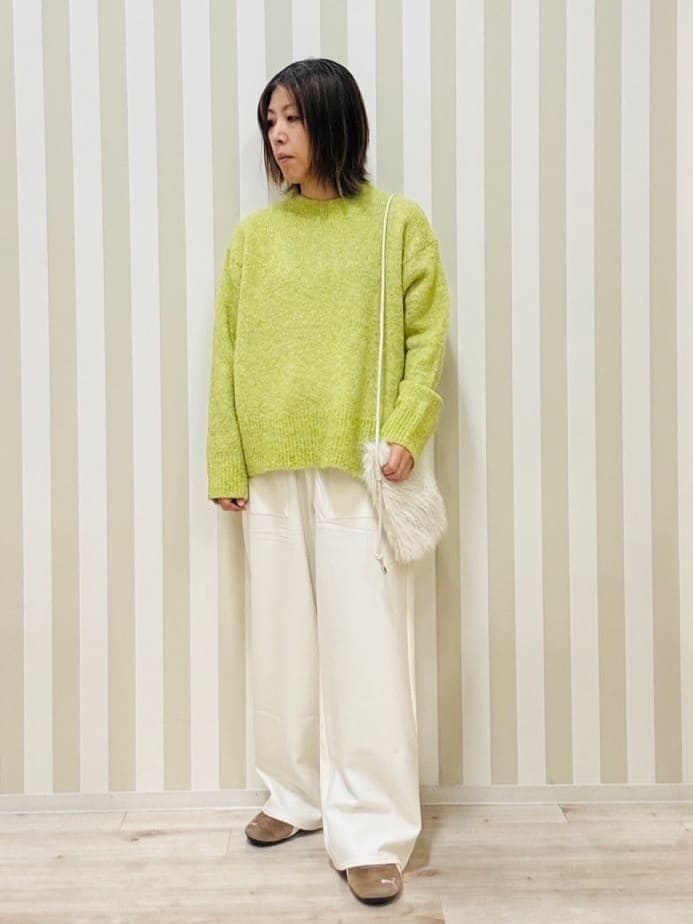 pieceさんの「SHOO･LA･RUE｜あったか裏起毛ベイカーパンツ」を使ったコーディネート