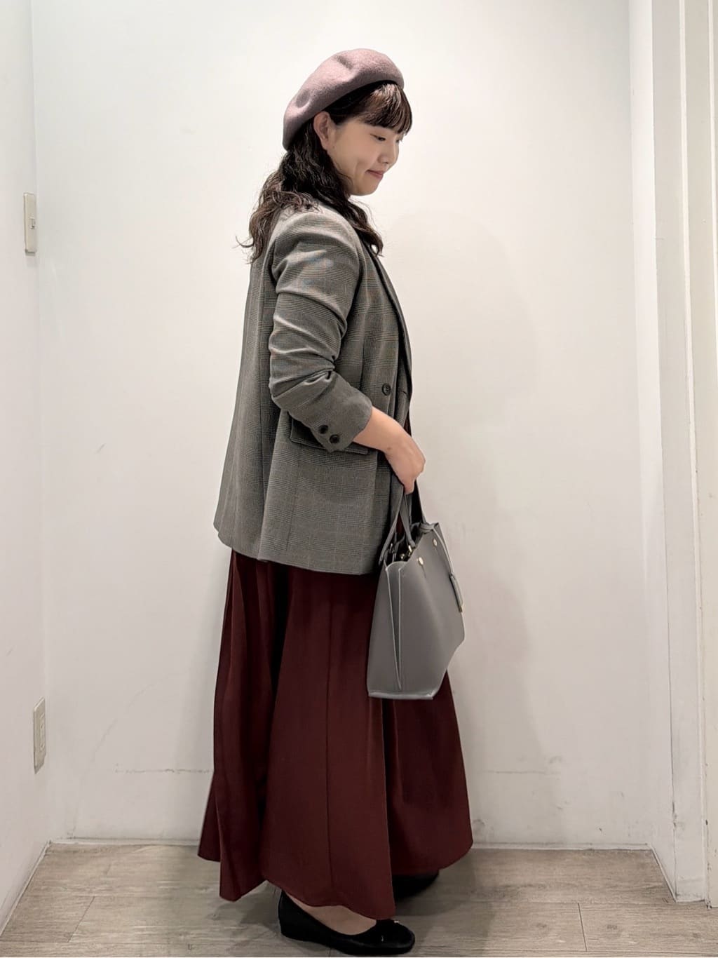 sumicaさんの「OPAQUE.CLIP｜バックプリーツワンピース【洗濯機OK】」を使ったコーディネート