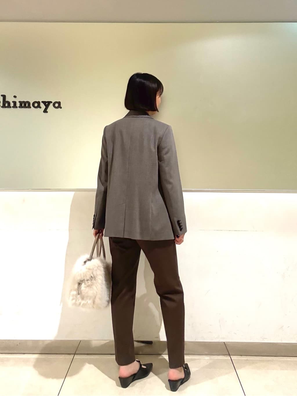 Itoさんの「UNTITLED｜【セットアップ可】ウールライク ダブルブレストジャケット」を使ったコーディネート