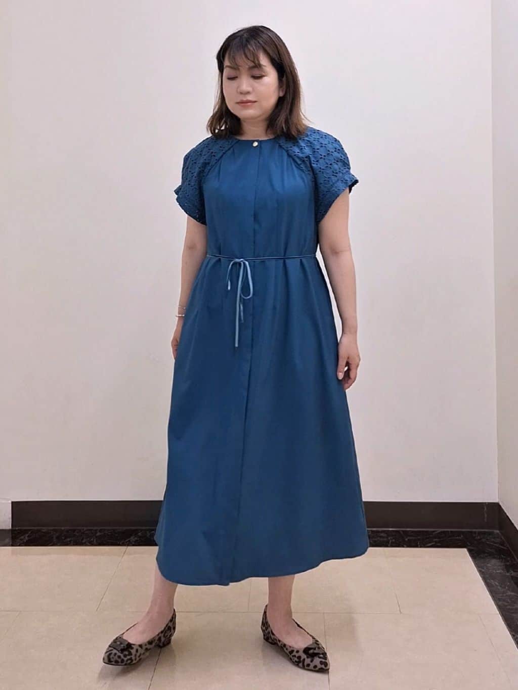 S.xuliさんの「Reflect｜カットワークレーススリーブワンピース」を使ったコーディネート
