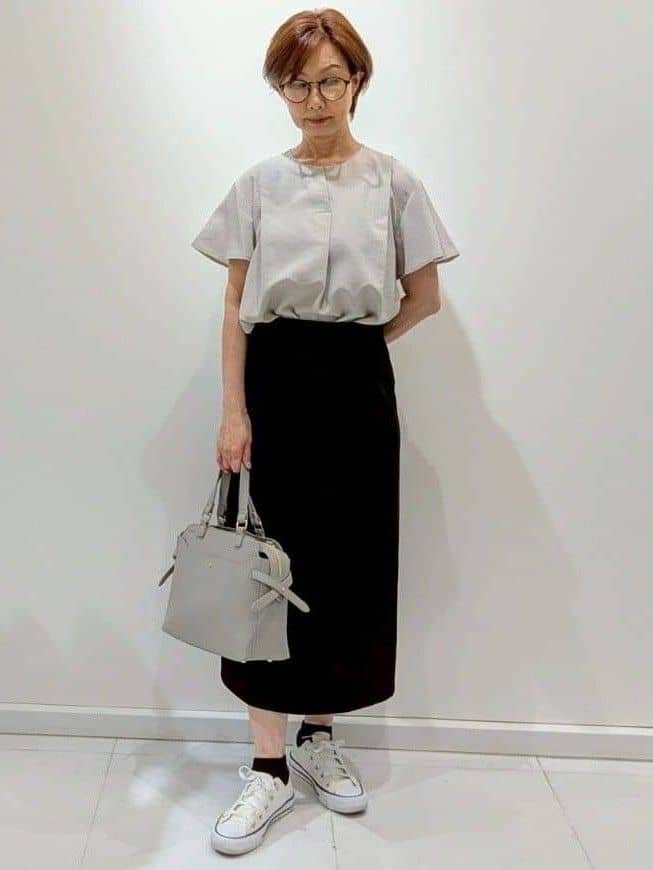 mamiさんの「Reflect｜【マシンウォッシュ可】ナロースカート」を使ったコーディネート