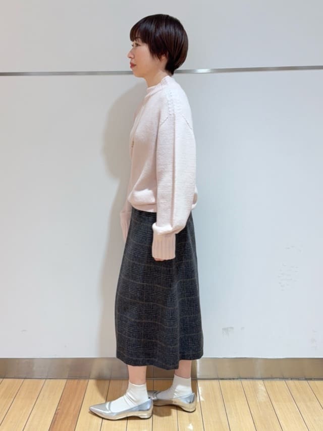 あやさんの「UNTITLED｜【洗える】スポンディッシュ ボトルネックニット」を使ったコーディネート