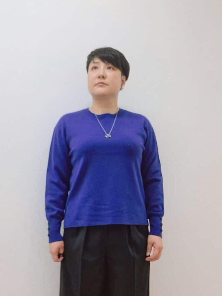 ますこさんの「UNTITLED｜【アンサンブル可/洗える】ウールミラノリブニット」を使ったコーディネート