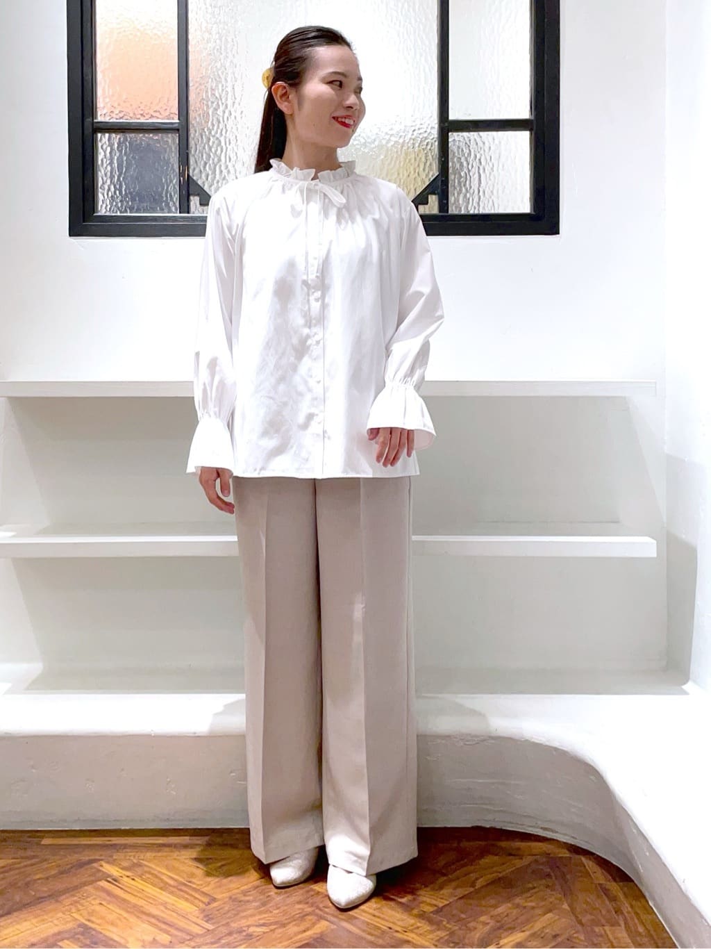 あんりさんの「grove｜【カセット服】ダブルブレストテーラードジャケット」を使ったコーディネート