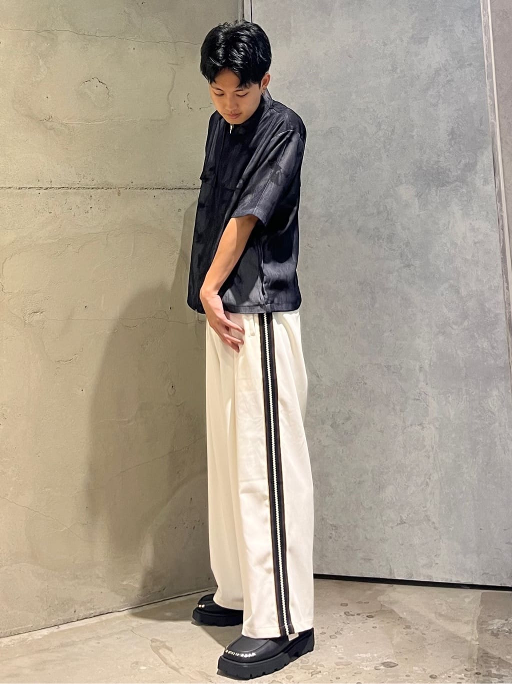 ゆーさんさんの「tk.TAKEO KIKUCHI｜ラインスラックス」を使ったコーディネート