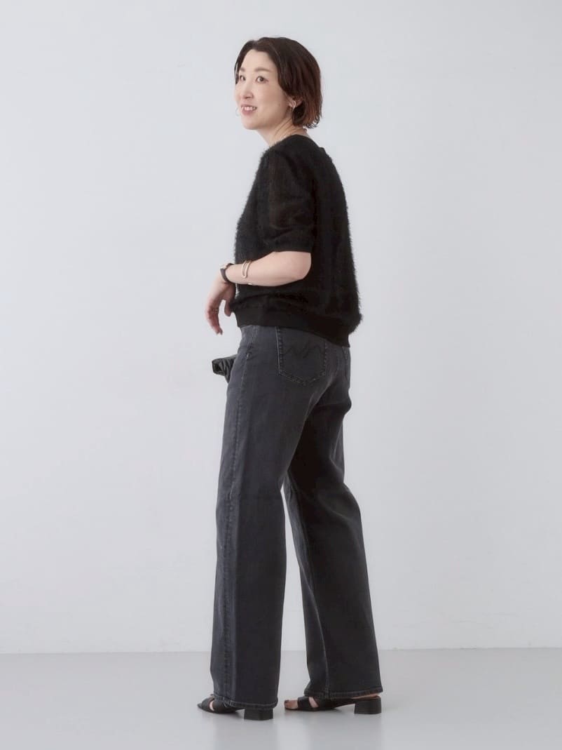 yuriさんの「INDIVI｜ヘアリージャカードトップス」を使ったコーディネート