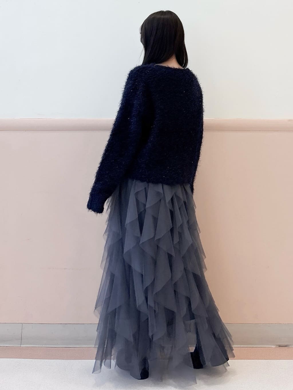 かほさんの「OPAQUE.CLIP｜シャギーラメニット【洗濯機OK】」を使ったコーディネート