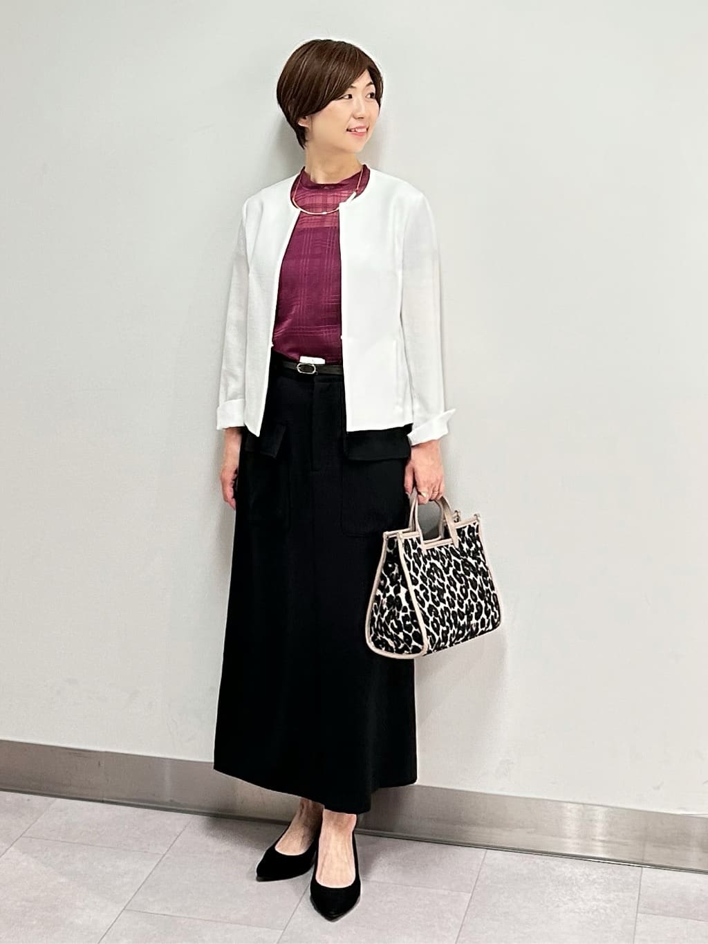 みなこさんの「UNTITLED｜【日本製・本革】Comfit Dresser Pumps（コンフィットドレッサーパンプス）」を使ったコーディネート